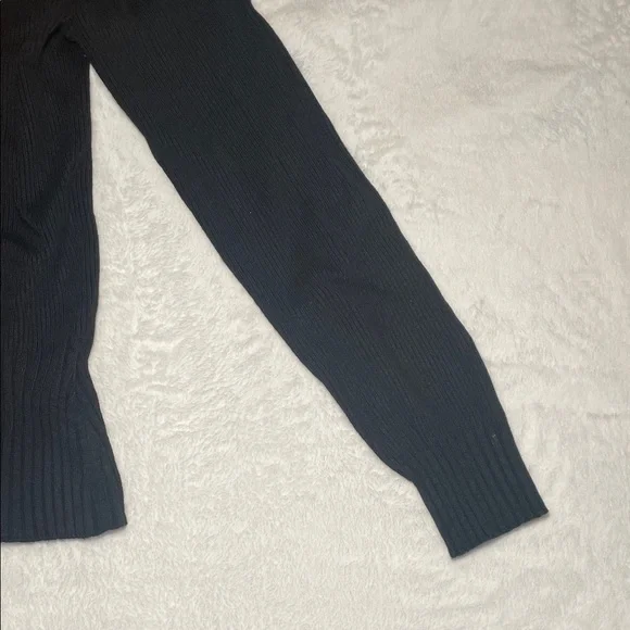 Apt. 9 Black Sweater with Plush Collar - Picture 2 of 6